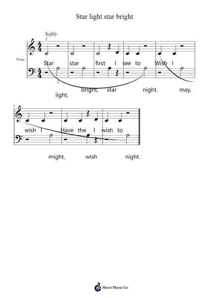 Star light star bright Sheet Music by Misc Traditional-Arr.Jendine