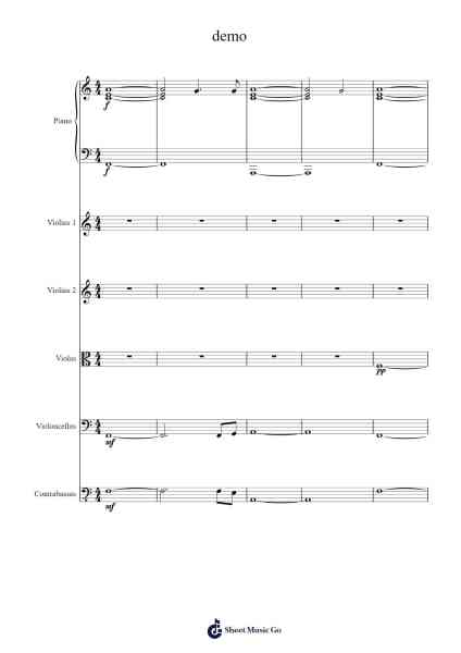 demo Sheet Music by -Arr.Keyjean Leighmuel