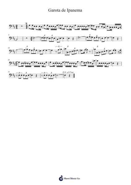 Garota de Ipanema Sheet Music by Antônio Carlos Jobim-Arr.Hillstone Ogmin