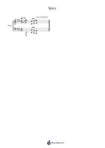 Spicy Sheet Music by Nas-Arr.Rhotab