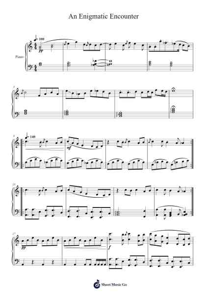 An Enigmatic Encounter Sheet Music by Benlab/Ellie Fox-Arr.Webbkay