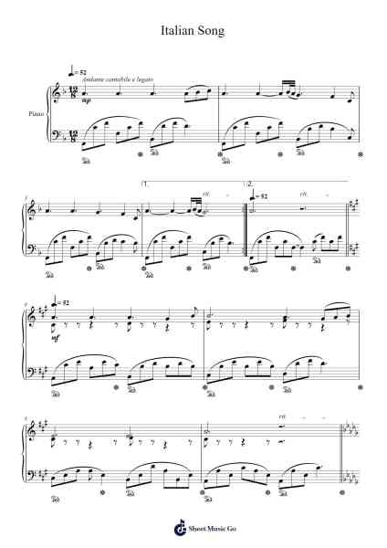Italian Song Sheet Music by Jon & Vangelis-Arr.Wyldesa Ocdine
