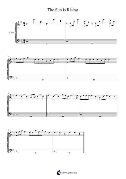The Sun is Rising Sheet Music by Hector Ortiz-Arr.Swinhood Ajean
