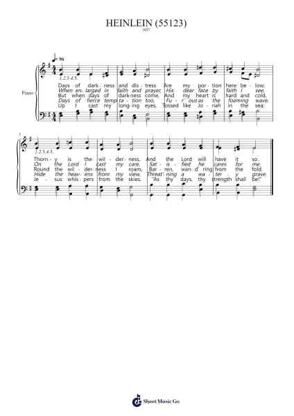 The Lord Cares For Me Sheet Music by Martin Herbst-Arr.Hufaithe Deantate