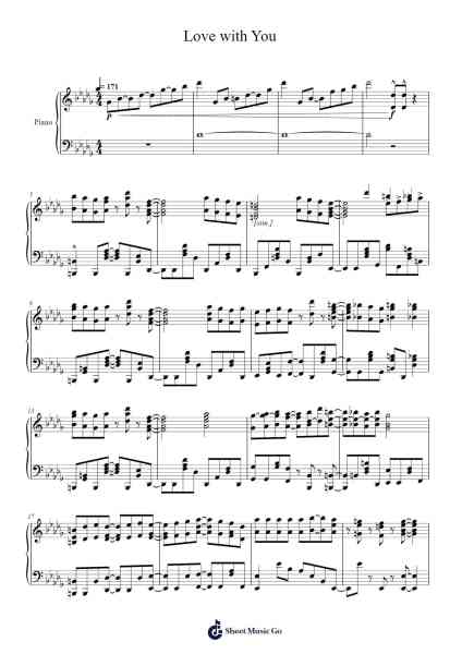 Love with You Sheet Music by fripSide-Arr.Holmesmax
