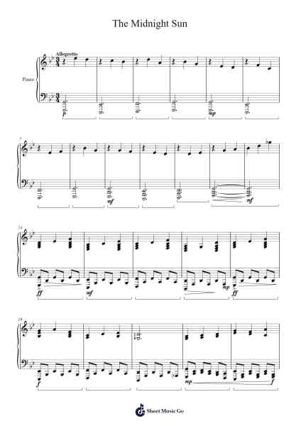 The Midnight Sun Sheet Music by Jack-Arr.Vicpe Cumie