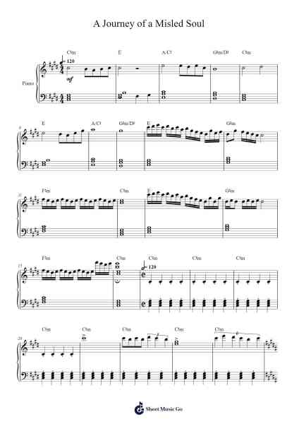 A Journey of a Misled Soul Sheet Music by Max Locke-Arr.Fitzres Stuartshaw
