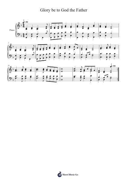Glory be to God the Father 樂譜由 undefined - 編曲 Bysey Truwood