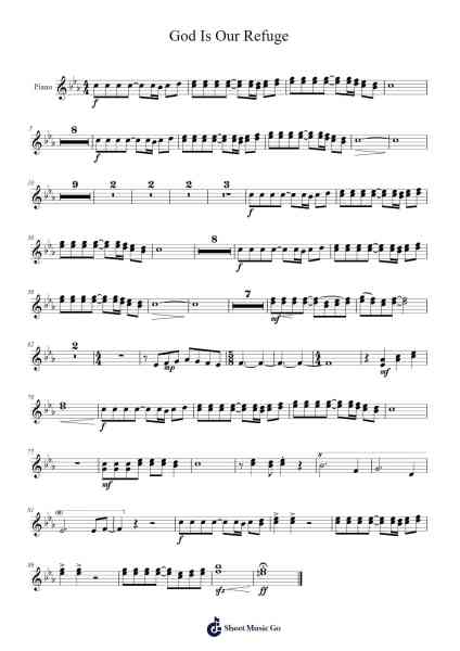 God Is Our Refuge Sheet Music by undefined-Arr.Keplus