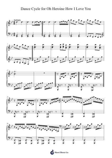 Dance Cycle for Oh Heroine How I Love You Sheet Music by Unknown author-Arr.Sysham