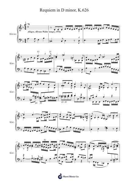 Requiem in D Minor, K. 626: Kyrie Sheet Music by Wolfgang Amadeus Mozart-Arr.Nellriam Cantave