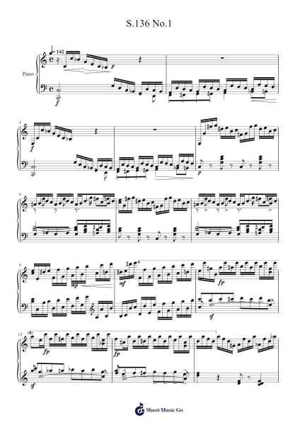 S.136 No.1 Sheet Music by Erolon-Arr.Babphy
