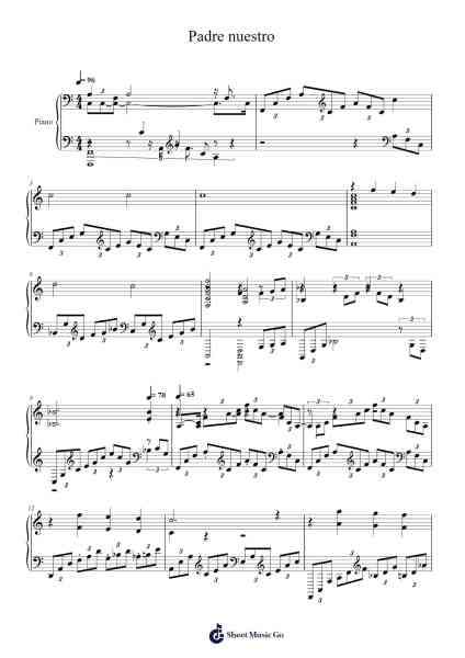 Padre Nuestro Sheet Music by Misc Praise Songs-Arr.Leamorse Tayh