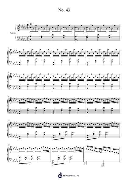 No. 43 Sheet Music by Carrie Engen-Arr.Lencher Jameswyatt