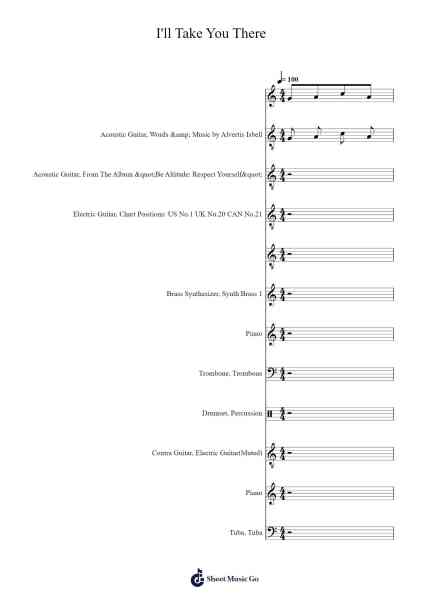 I'll Take You There Sheet Music by The Staple Singers/BeBe and CeCe Winans-Arr.Fasthue