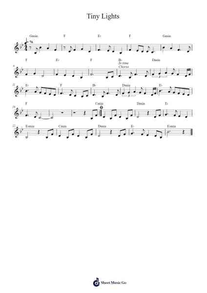 Tiny Lights Sheet Music by Coco Love Alcorn-Arr.Consdia Debruth