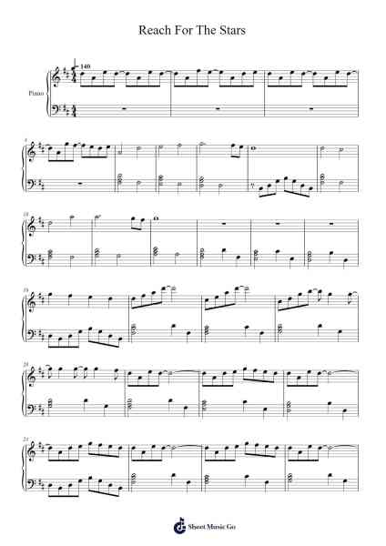Reach For The Stars Sheet Music by Cash Cash-Arr.Wheatlin Ranpkins