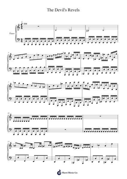 The Devil's Revels Sheet Music by hanrahan-Arr.Hewgy Fowearl