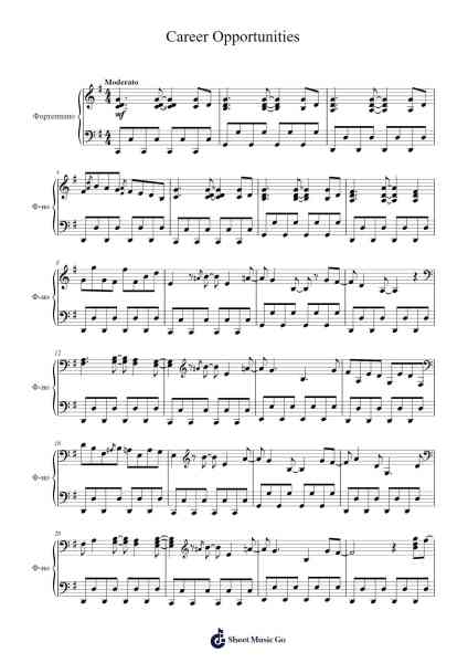 Career Opportunities Sheet Music by Whitve-Arr.Snowcol