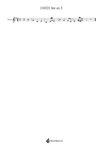 110321 hw ex 3 Sheet Music by -Arr.Demplis