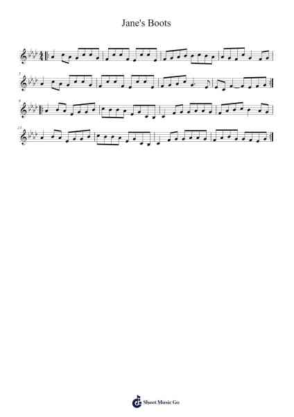 Jane's Boots 樂譜由 Peter_94 - 編曲 Thodorece