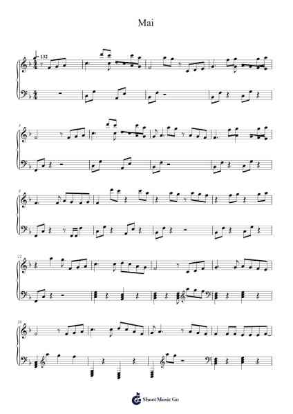 Mai Sheet Music by Guiano-Arr.Wattle