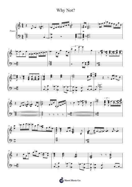 Why Not? Sheet Music by undefined-Arr.Kitfy