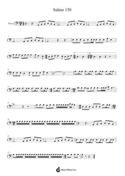 Salmo 150 Sheet Music by undefined-Arr.Bairddict Sasback