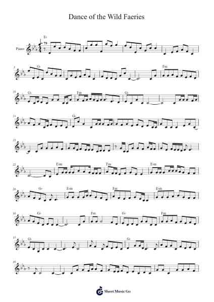 Dance of the Wild Faeries Sheet Music oleh Gary Stadler-Arr.Nanholt Walkchi