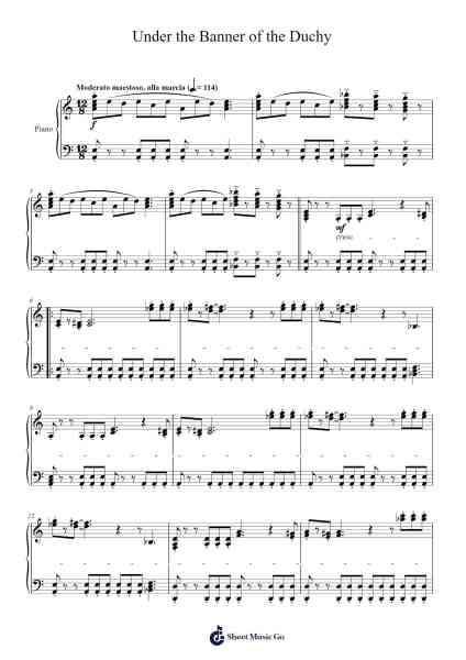 Under the Banner of the Duchy Sheet Music by REVO-Arr.Wyann Ianli