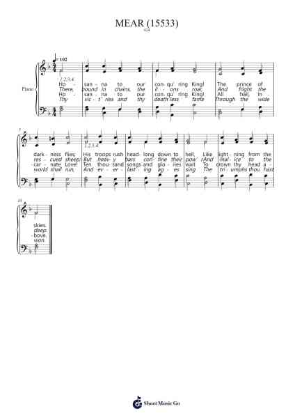 Christ's Victory Over Satan Sheet Music by Aaron Williams-Arr.Cookegil