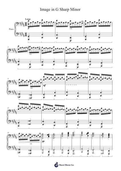 Image in G Sharp Minor Sheet Music by ksanselt-Arr.Gardi Clairero
