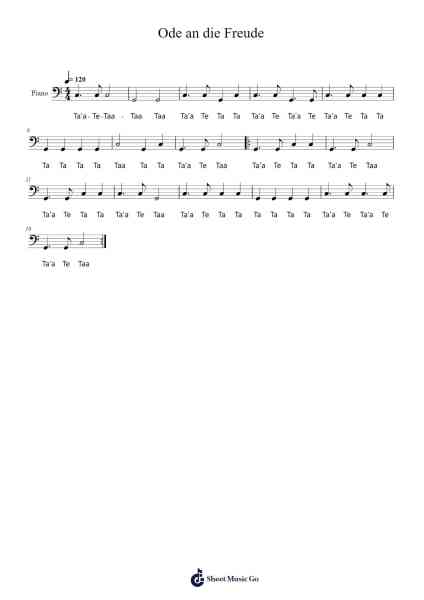 Ode an die Freude Sheet Music by SABBTH-Arr.Chaupenn Mattkay