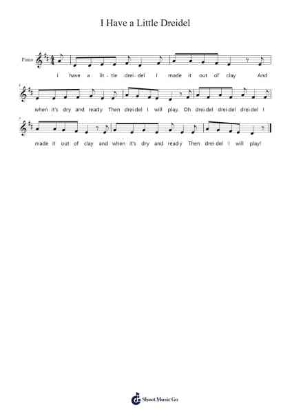 I Have a Little Dreidel Sheet Music by Samuel Goldfarb-Arr.Shamens Xedric