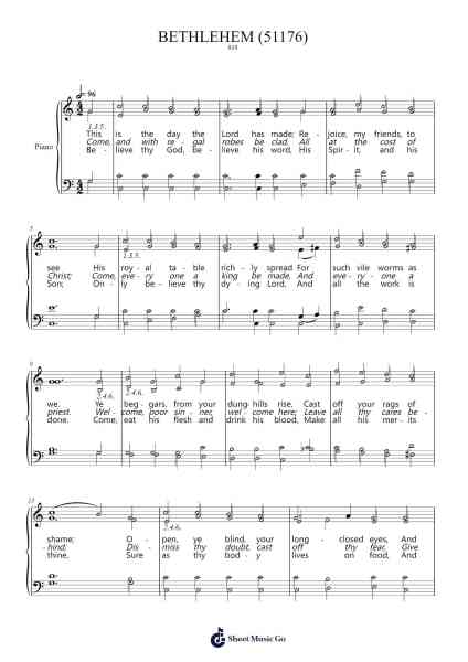 A Day of Rejoicing Sheet Music by Gottfried Wilhelm Fink-Arr.Yedpont