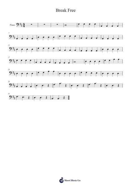 Break Free 楽譜 by undefined-Arr.Jeamesney