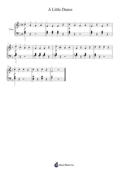 A Little Dance Sheet Music by Dmitry Kabalevsky-Arr.Clylogg Brarie