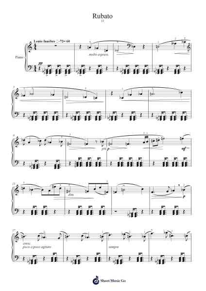 14 Bagatelles, Op. 6: No. 13, Elle est morte Sheet Music by Béla Bartók-Arr.Jorrell