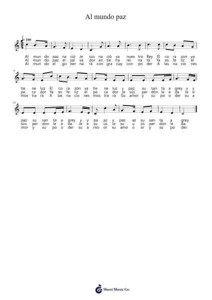 Al mundo paz Sheet Music by Georg Friedrich Händel-Arr.Stonelian Chantham