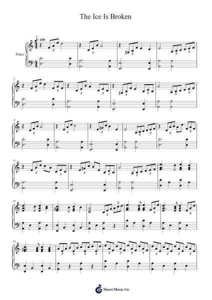 The Ice Is Broken Sheet Music by Rami Zarhin-Arr.Rosworth
