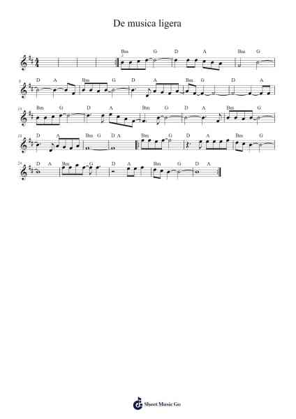 De musica ligera Sheet Music by Soda Stereo-Arr.Deanlay Dulsnow