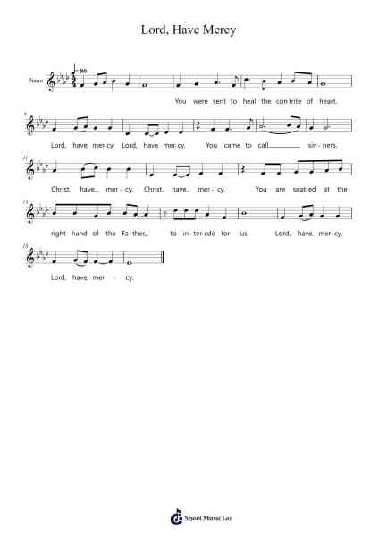 Lord, Have Mercy Sheet Music by Lester Delgado-Arr.Leomos
