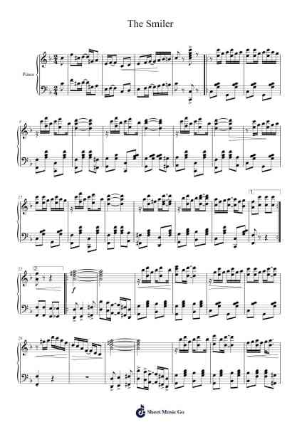 The Smiler Sheet Music by Percy Wenrich-Arr.Eipsyale