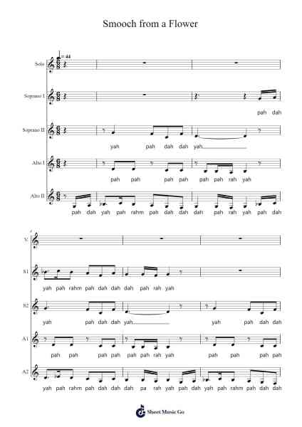 Smooch from a Flower Sheet Music by Seal-Arr.Rontrine Ollyn