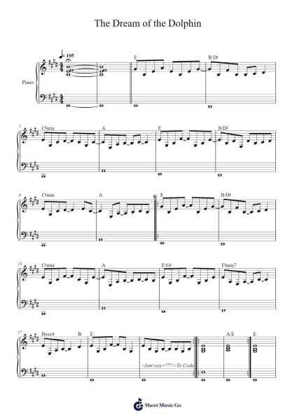 The Dream of the Dolphin Sheet Music by Enigma-Arr.Stilris Babty