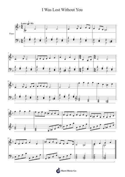 I Was Lost Without You โน้ตเพลงโดย Sam Hulick-Arr.Babberg Neriam
