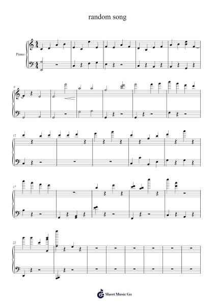 random song Sheet Music by Minmen-Arr.Carrnie