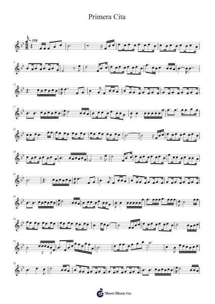 Primera Cita Sheet Music by Unknown author-Arr.Rhotab