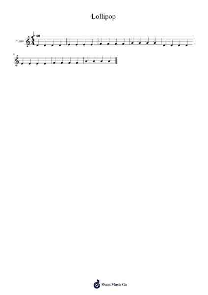 Lollipop Sheet Music by Lil Wayne-Arr.Mickmin