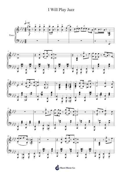 I Will Play Jazz Sheet Music by Анатолий Кролл-Arr.Spenvice